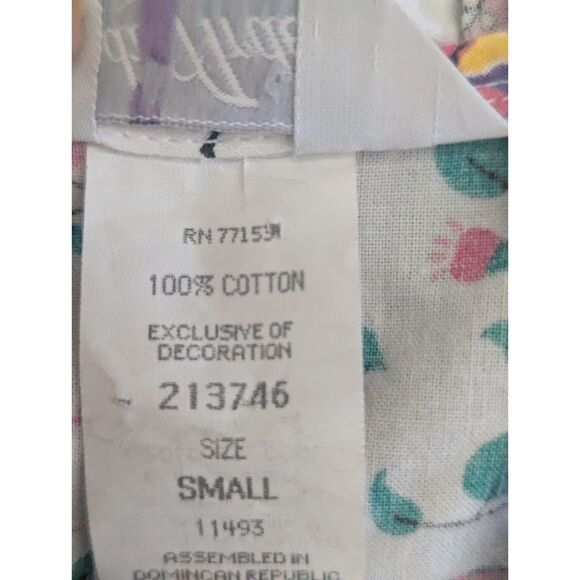 Vintage Jodie Arden Floral Print Nightgown, Size S - Picture 5 of 8